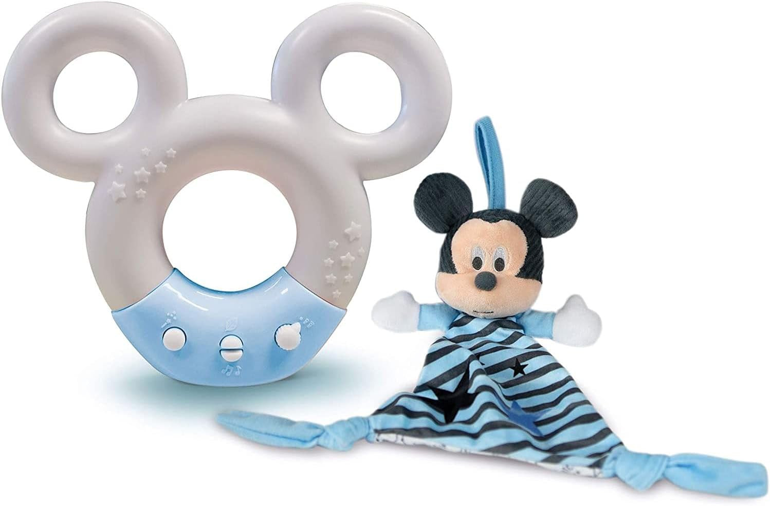 Clementoni 17397 Disney Baby Mickey Sound & Colour Lamp Lumină de noapte, multicoloră Jucarii Bebe Naty Shop Lampa pentru copii Mickey