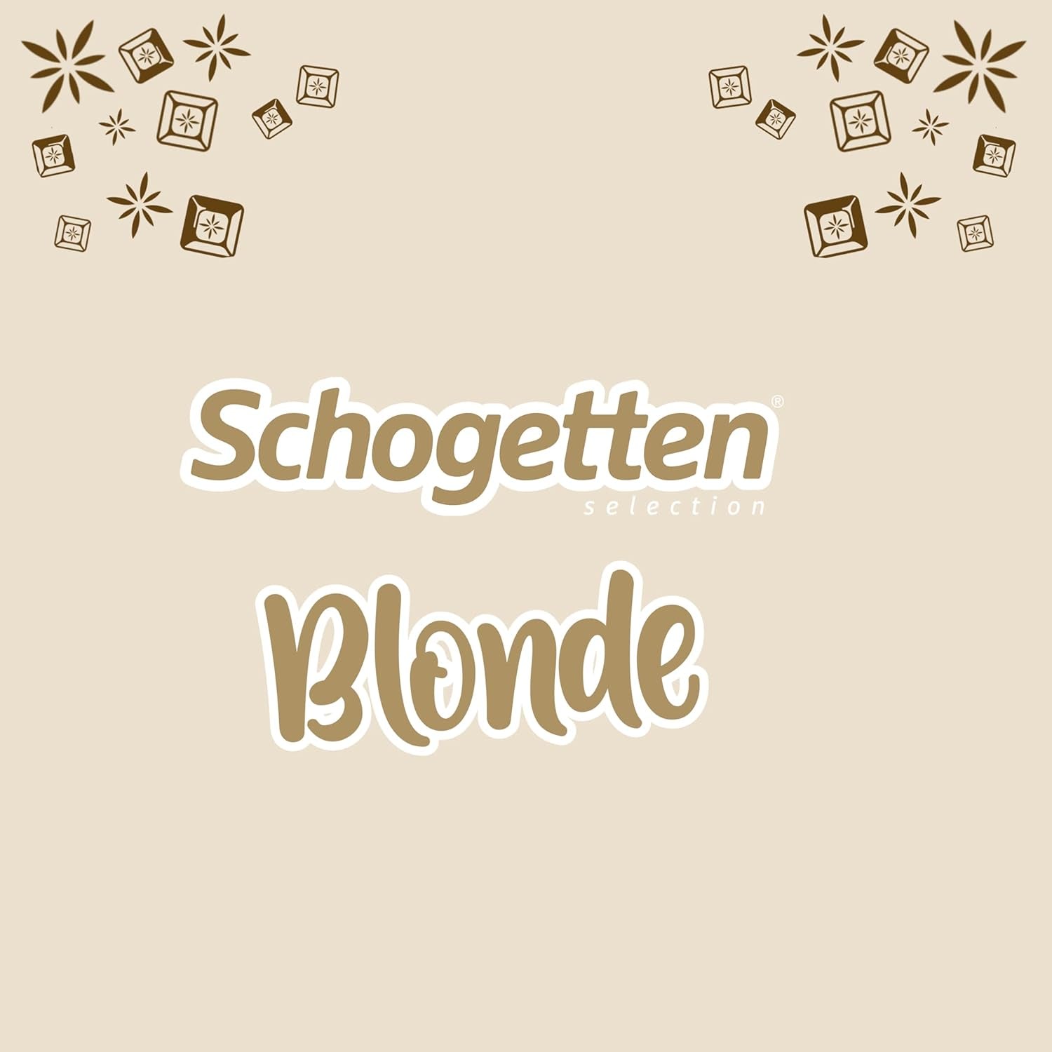 Schogetten Blonde Pure I weiße Schokolade mit Karamell I 100 g I einzeln portioniert (2er Pack)