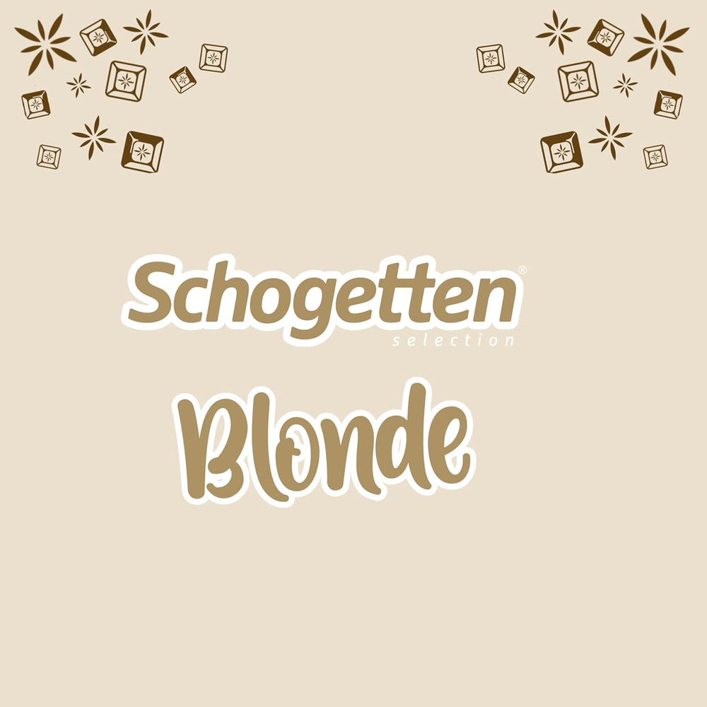 Schogetten Blonde Pure I weiße Schokolade mit Karamell I 100 g I einzeln portioniert (2er Pack)