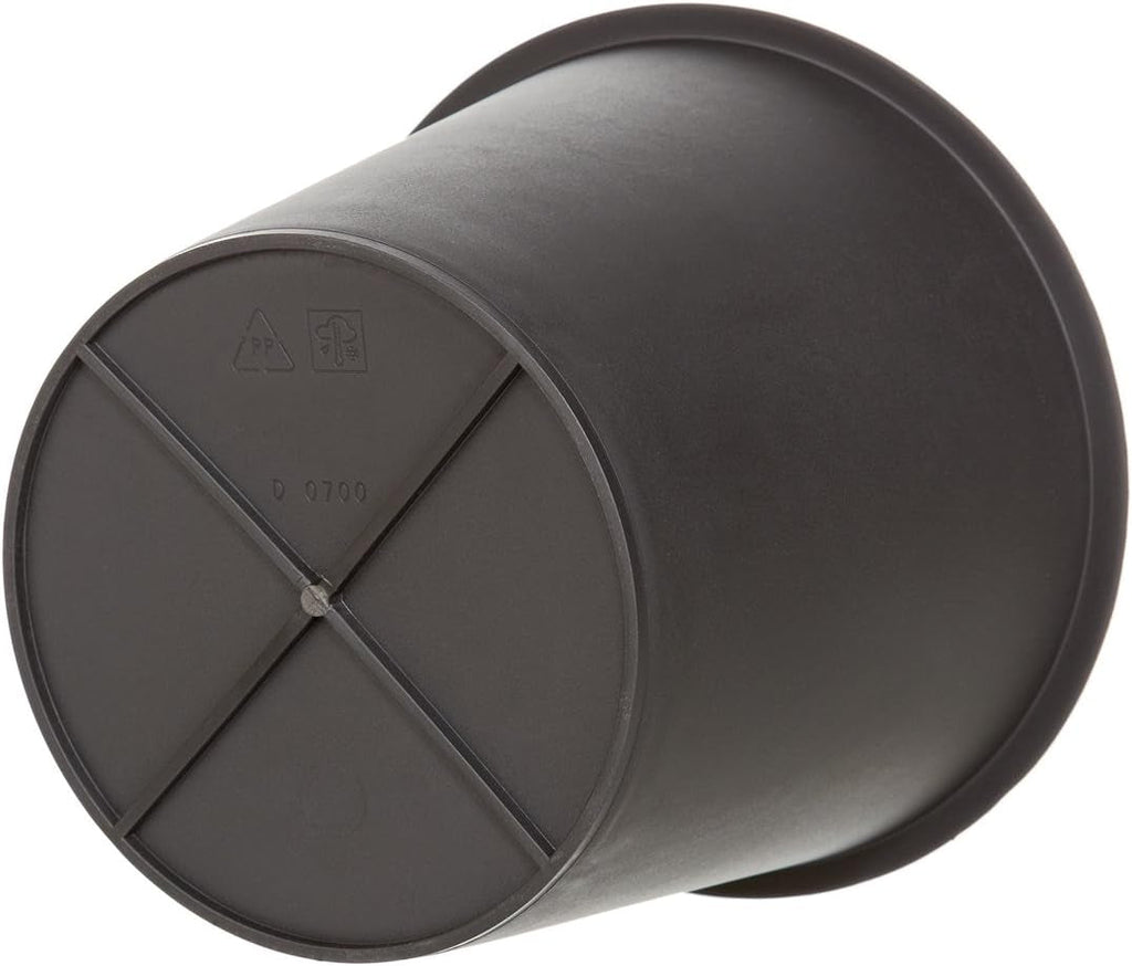 Ghiveci universal Dehner, Ø 35 cm, Înălțime 30 cm, Plastic, Negru