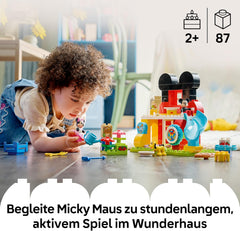 LEGO DUPLO | Micky Maus Wunderhaus mit Minnie und Pluto - Pädagogisches Feinmotorik-Spielzeug für Kleinkinder - inkl. 3 Figuren & Toodles - Geschenk für Jungen & Mädchen ab 2 Jahren - 10465