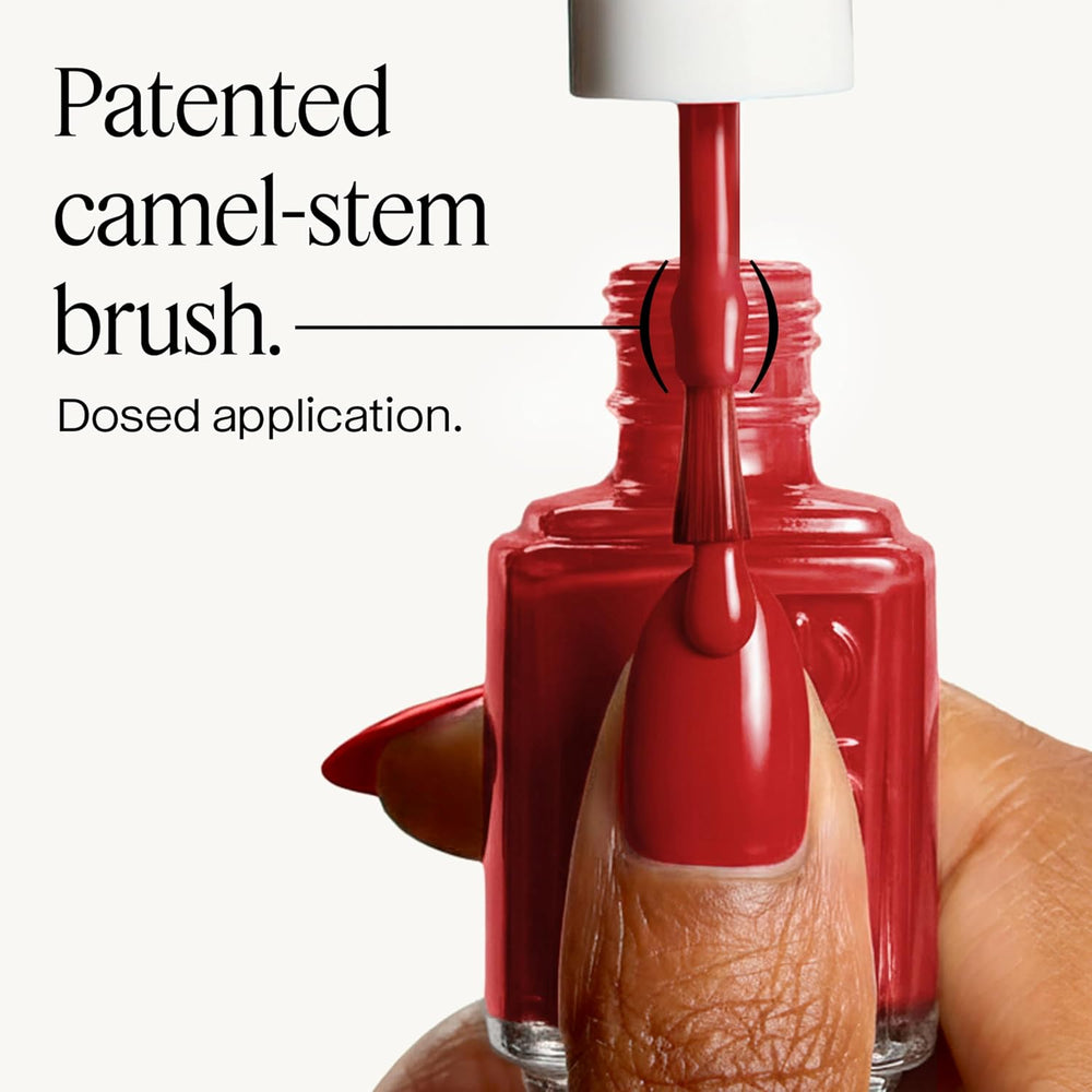 Essie Nagellack für intensiv gefärbte Nägel, Nr. 516 hat es geschafft!, Rot, 13,5 ml