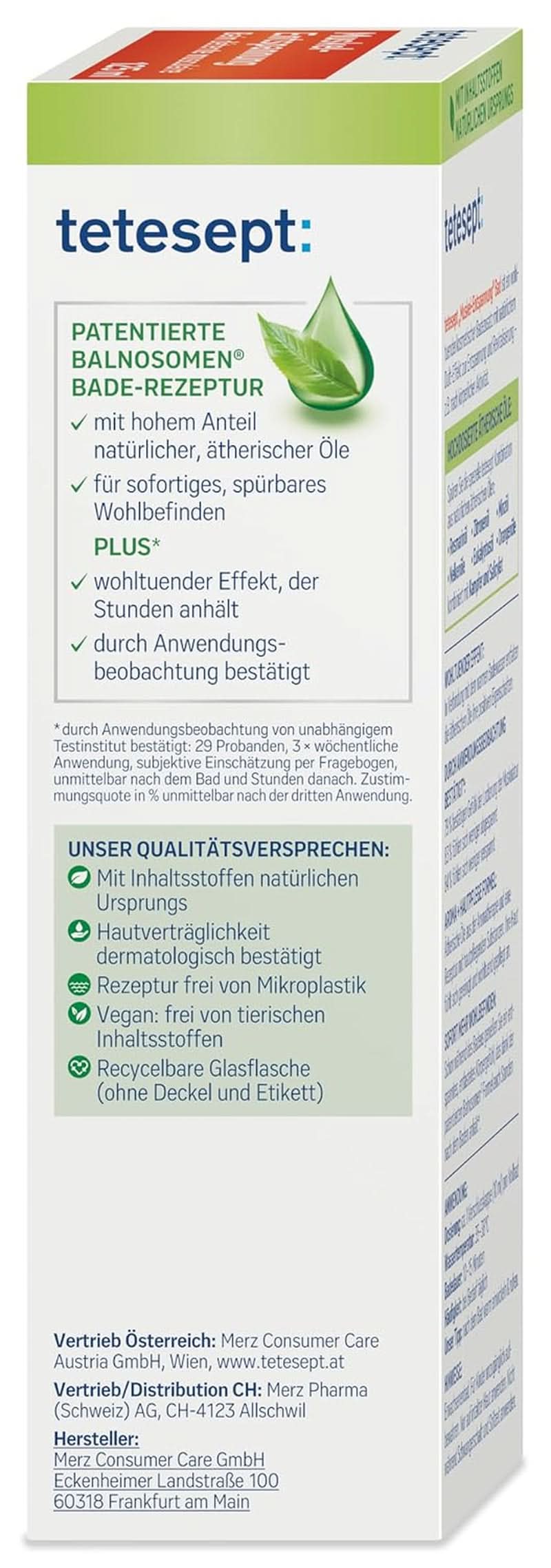 Tetesept Muskel, Entspannender Badezusatz nach körperlicher Anstrengung, 125 ml Dusche und Bad Naty Shop