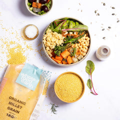 Hirse Bio Wholefood Earth 2 kg | GVO-frei | Vegan | Reich an Ballaststoffen | Bio-zertifiziert