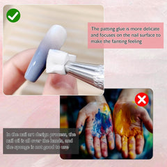 200 Stück Nail Art Schwamm Mit Metallgreifer,Nagelkunst Rendering Werkzeuge Mit Greifer,Sponge Nagel Pinsel,Nageldesign Zubehör Für Nail Art Rendering