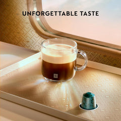 Espressor cu capsule Nespresso De'Longhi EN 80.B Inissia, pompă de înaltă presiune și funcție de economisire a energiei, oprire automată după 9 minute, volum cană pentru espresso și lungo, rezervor de apă de 0,7 l, negru