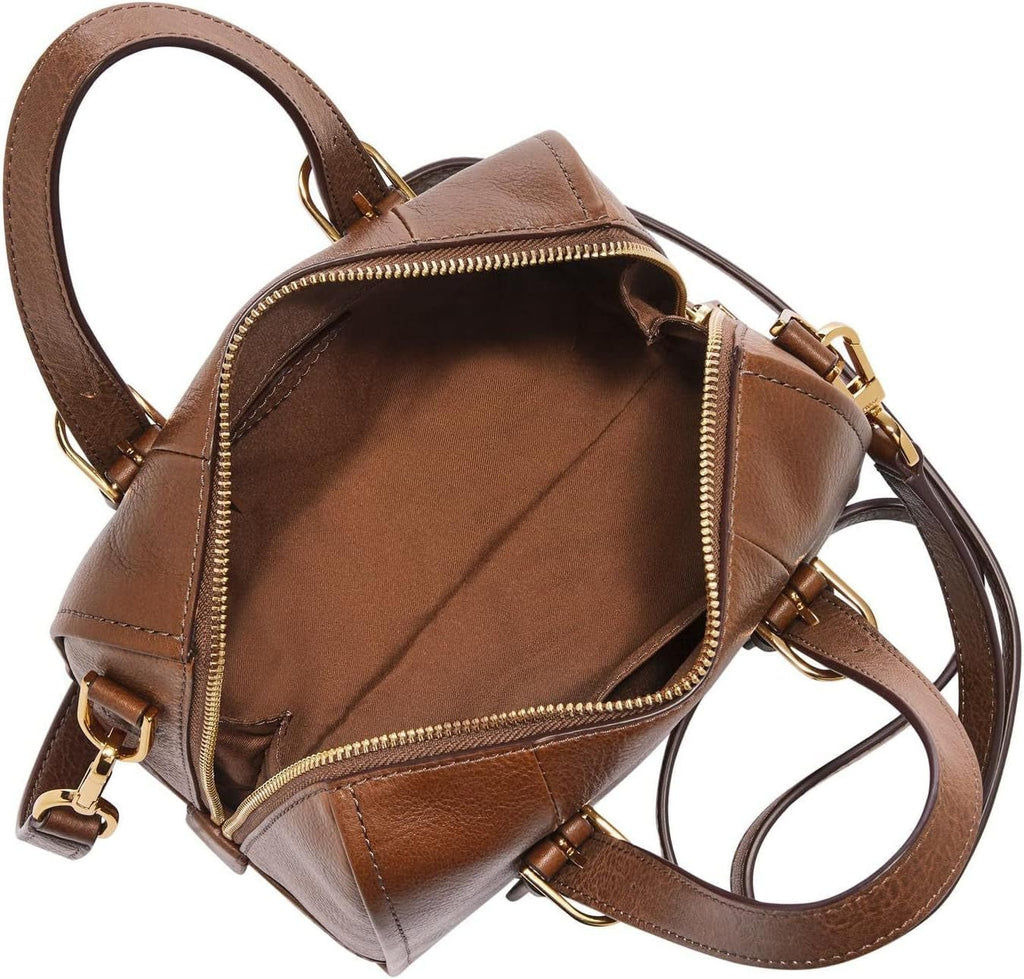 Fossil Women's Carlie Leather Mini Satchel Purse Geantă de mână pentru femei Genti Femei Naty Shop