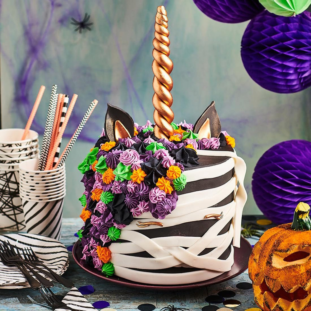 FunCakes Raven Black fondant rulat: Ușor de folosit, neted, flexibil, moale și pliabil, perfect pentru decorarea torturilor, halal, kosher și fără gluten. 1 kg (pachet de 2) Pasta de zahar Naty Shop