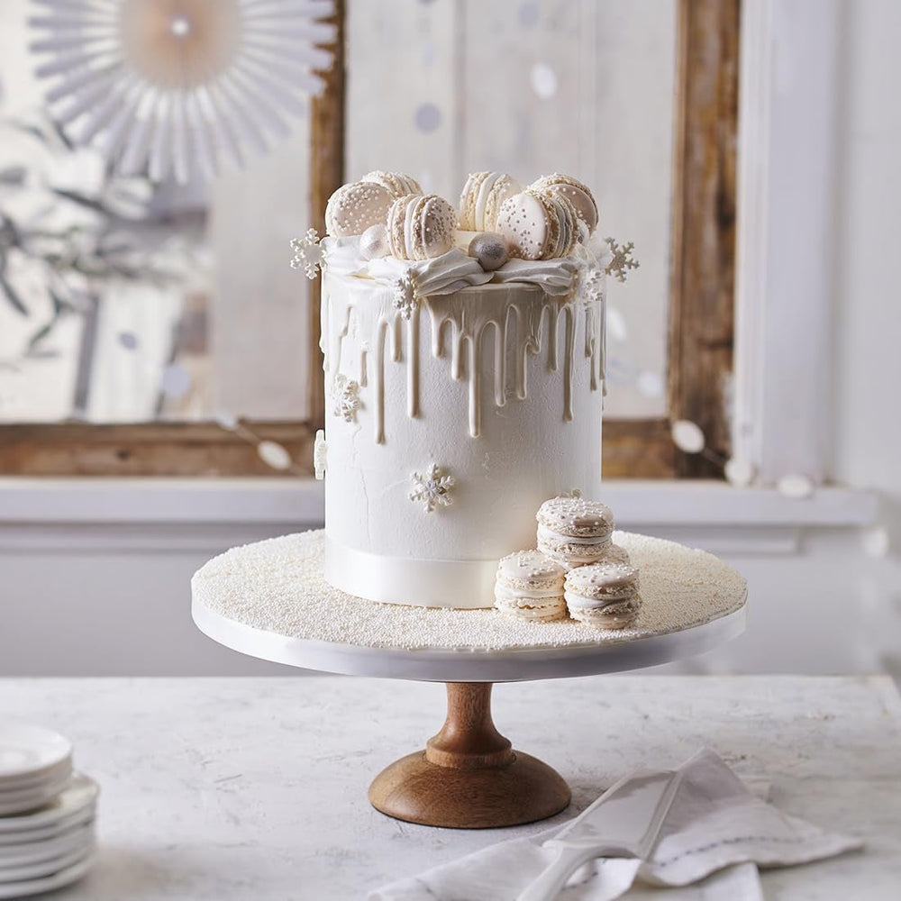 FunCakes Roll Fondant Bright White: Ușor de folosit, neted, flexibil, moale și pliabil, perfect pentru decorarea prăjiturilor, halal, kosher și fără gluten. 5 kg (2 Ã- 2,5 kg) Pasta de zahar Naty Shop