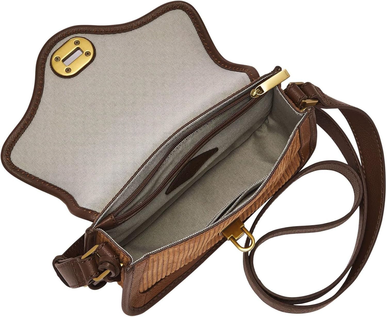 Geantă Fossil pentru femei Heritage, piele/poliuretan crossbody multi L 21.6 cm, l 5.1 cm, H 14 cm ZB1817249 Genti Femei Naty Shop