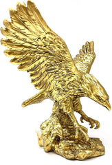 Golden Eagle Resin Ornaments Statue, Golden Eagle Sculptura Modern Home Office Figurine Decor Desktop Decoration (Golden 1) Statuete si sculpturi Naty Shop