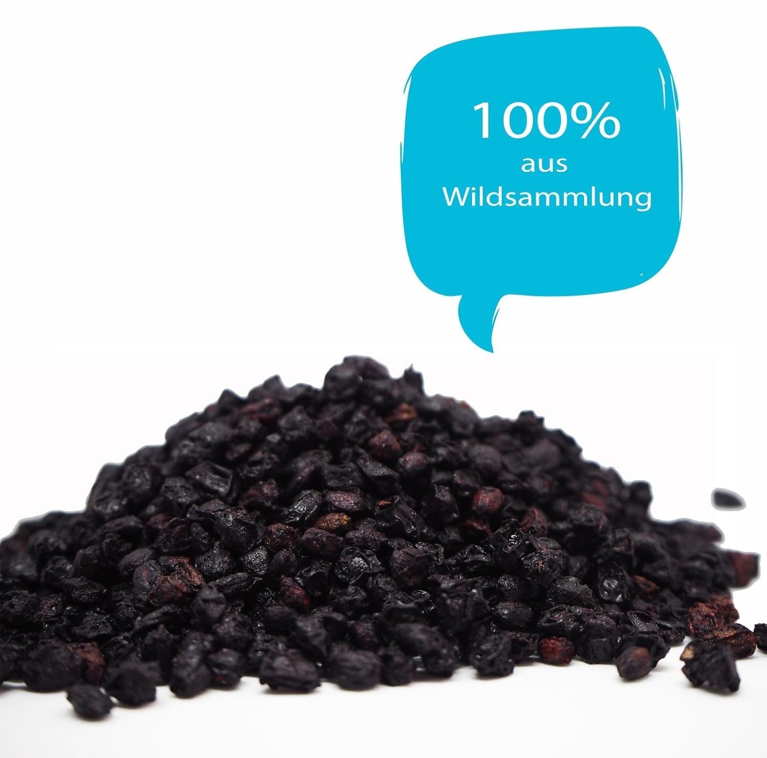 HerbaNordPol fructe de soc uscate 1kg PREMIUM, Fructus Sambuci Produse deshidratate Naty Shop