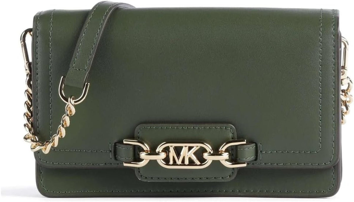 MICHAEL KORS Femeile SM PHN CHN XBODY Bag, Amazon Green Genti Femei Naty Shop Titlu implicit