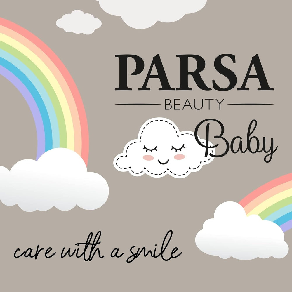 PARSA Beauty perie de păr pentru bebeluși cu păr de capră - perie de păr pentru bebeluși fabricată din lemn de fag certificat FSC® - perie pentru îngrijirea părului fin al bebelușilor - perie pentru bebeluși Copii - Baie si Skincare Naty Shop