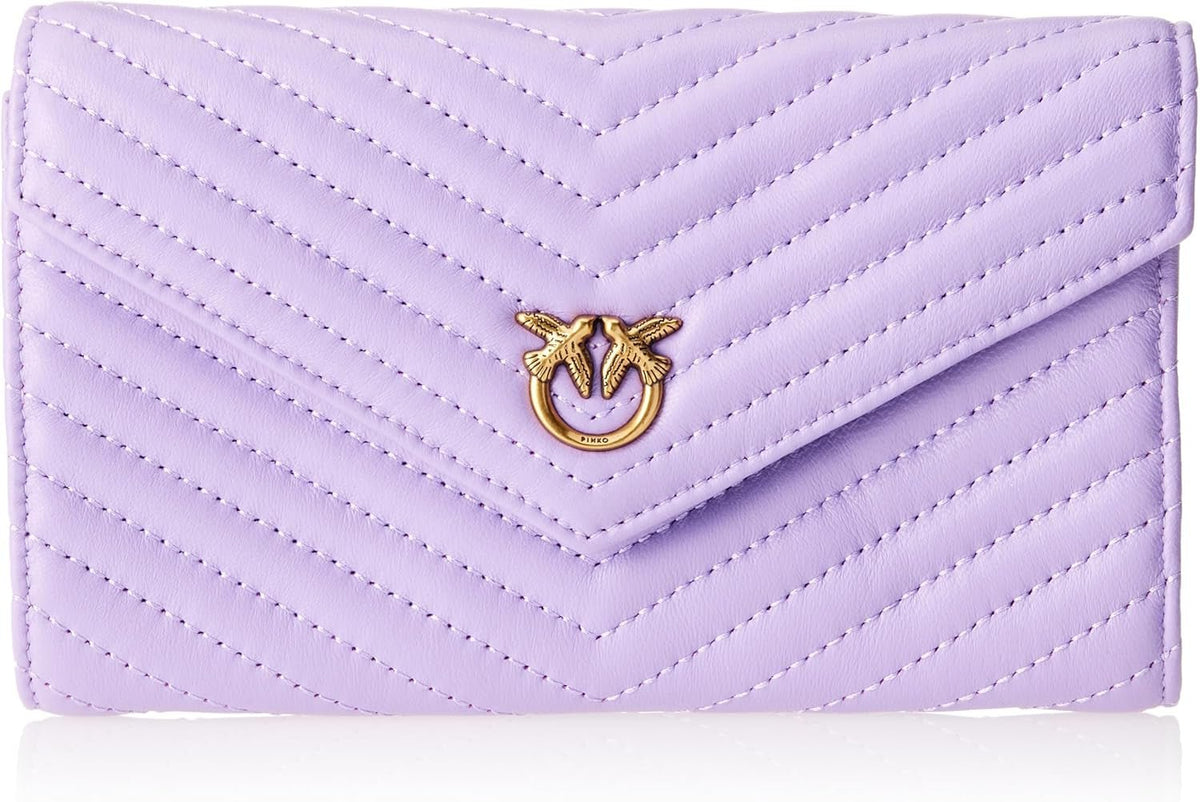 Pinko Ladies Compact Wallet L Sheep Nappa C Portofel accesorii de călătorie Portofel Femei Naty Shop Yn0Q_Mult.mov/pink-aur antic U