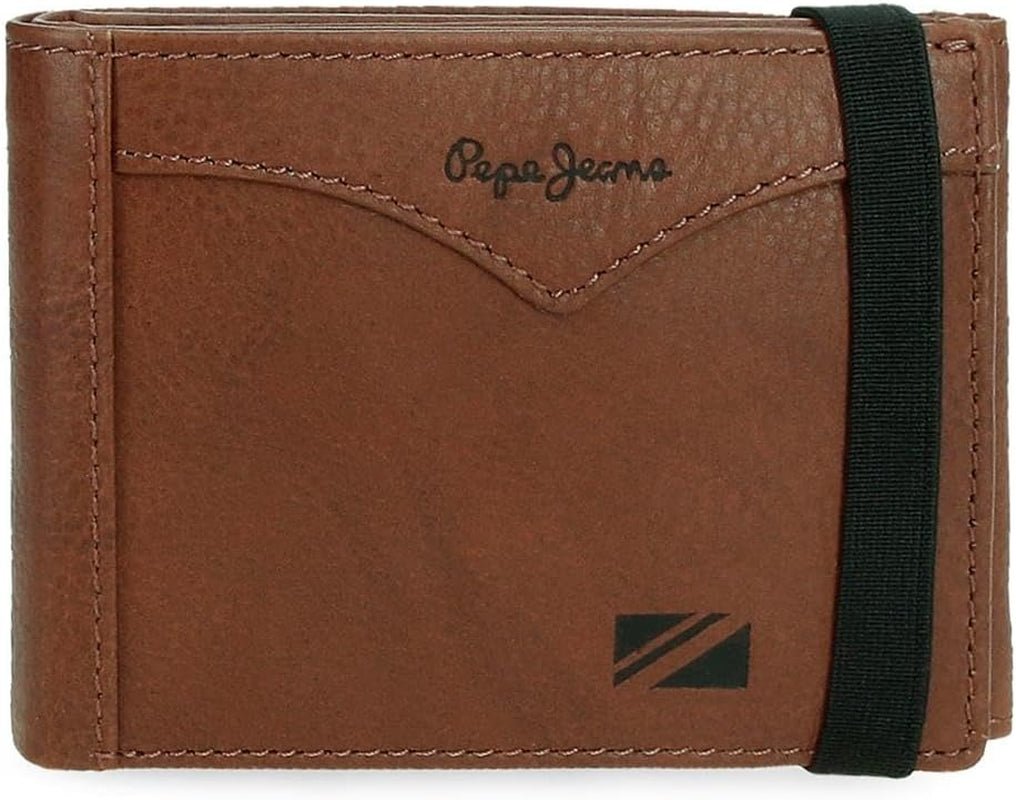 Portofel jachetă Pepe Jeans cu curea elastică, mărime unică Portofel Barbati Naty Shop Maro