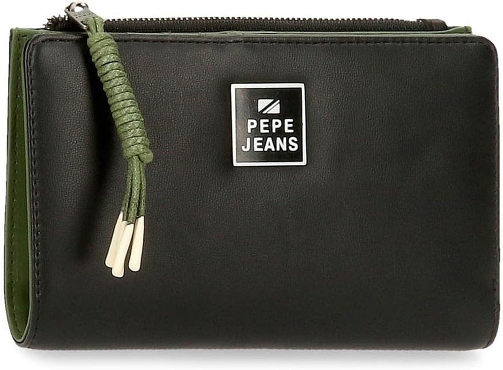 Portofel mare Pepe Jeans Bea, Cartera Con Tarjetero Portofel Barbati Naty Shop Negru