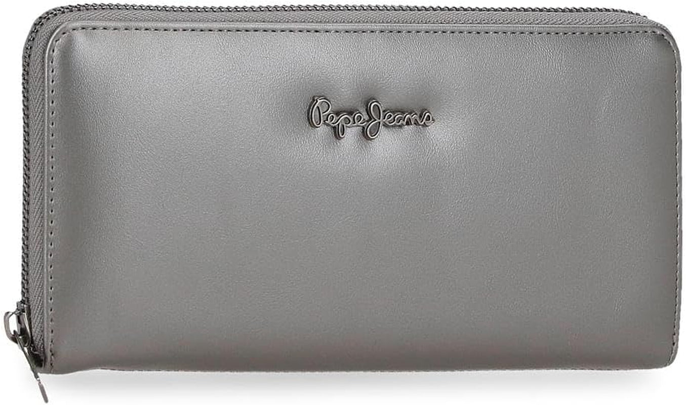 Portofel Pepe Jeans Ruby, poșetă, portofel, realizat din poliester și cu detalii din piele artificială. Compartimente, fermoare. De la Joumma Bags Portofel Femei Naty Shop Antracit Portofel Ruby