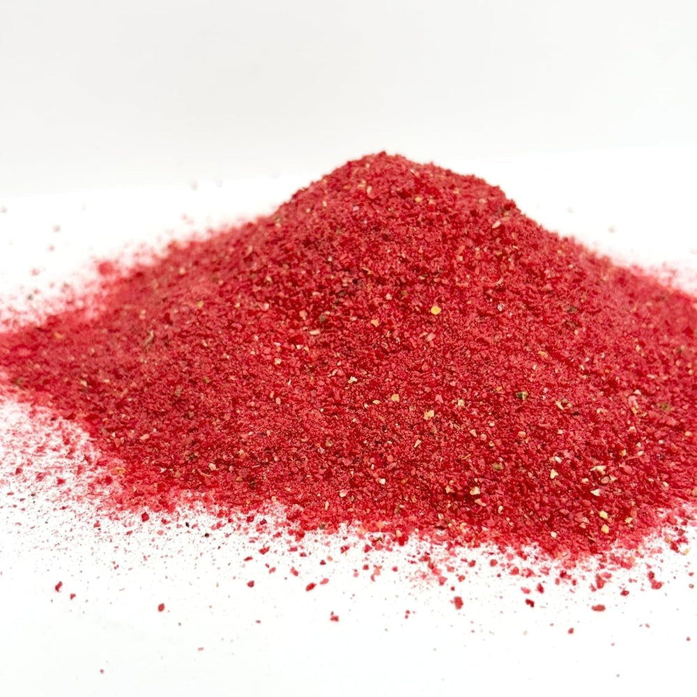 Pulbere de coacăze roșii liofilizate 100g - Pulbere de fructe liofilizate - Pulbere de coacăze roșii pentru smoothie-uri și coacere - Pulbere naturală de fructe de pădure fără aditivi Produse deshidratate Naty Shop