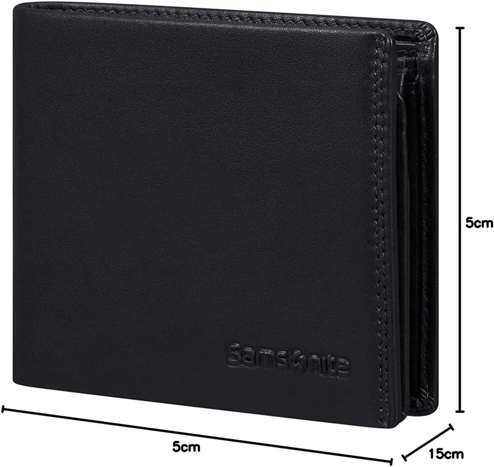 Samsonite Attack 2 SLG - Portofel, 10,5 cm, negru (negru) Portofel Barbati Naty Shop