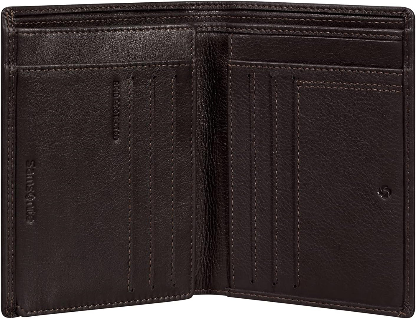 Samsonite Attack 2 SLG - Portofel, 12,5 cm, maro (Ebony Brown) Portofel Barbati Naty Shop