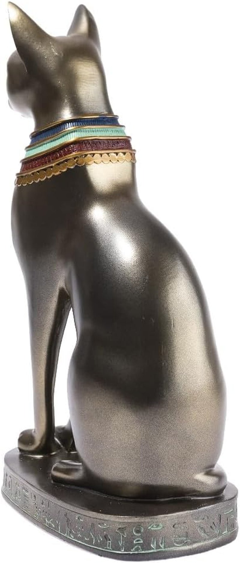 - Statuetă Bastet 21 cm - Statuetă pisică egipteană - Statuie decorare Egiptul Antic - Figurină pisică - Bust egiptean - Decorațiune originală idee cadou - Sculptură zeitate Statuete si sculpturi Naty Shop