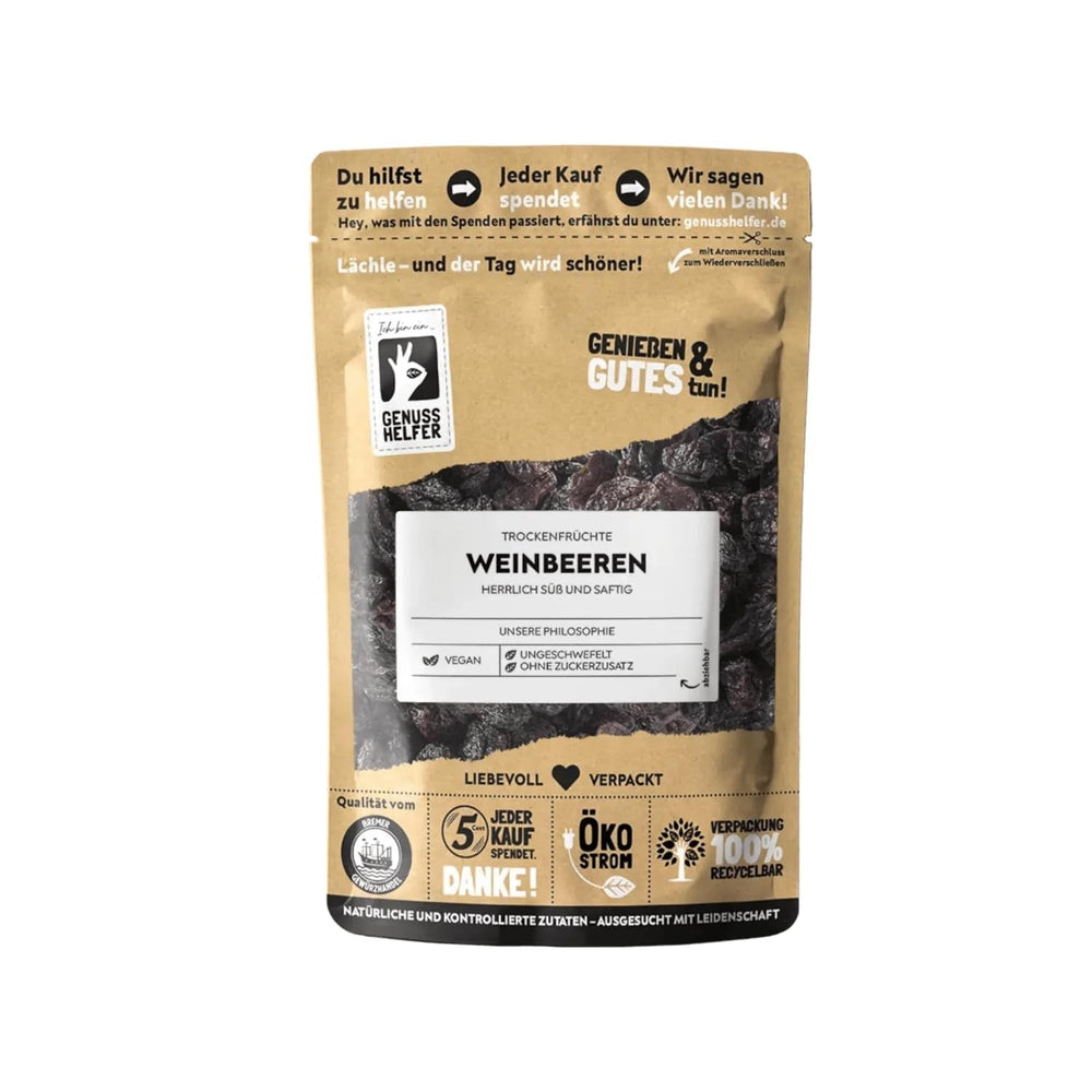 Struguri Bremer Gewürzhandel, uscați, nesulfurați și fără adaos de zahăr, 1kg Produse deshidratate Naty Shop 500 G