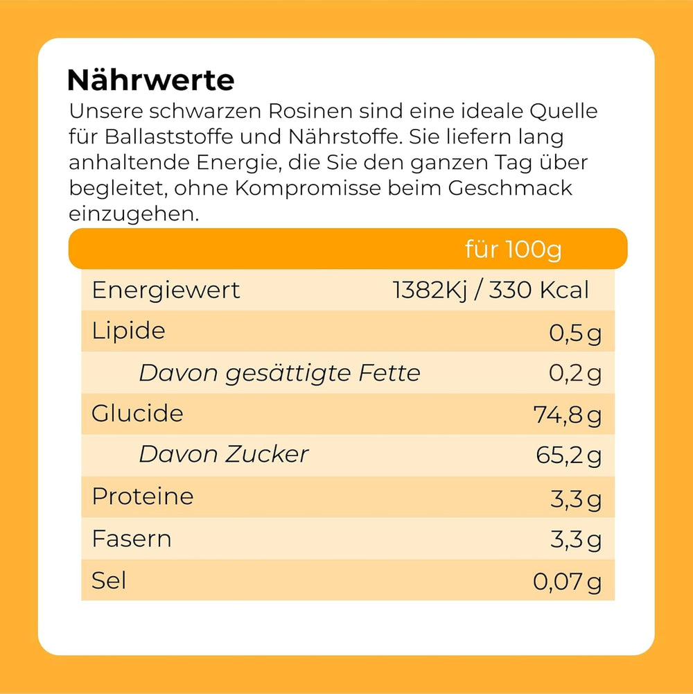 Sultane negre violet 1 kg | Struguri uscați | Fără semințe și fără zahăr | produse fără inginerie genetică | Potrivit pentru vegetarieni și vegani | Ideal pentru combinarea cu ciocolată | Produse deshidratate Naty Shop