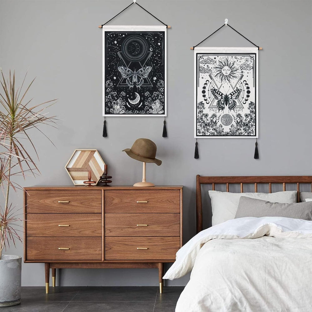 Tapiserie betylifoy bucati tapiserii mici paiete soare luna Casa - Accesorii si Decoratiuni Naty Shop