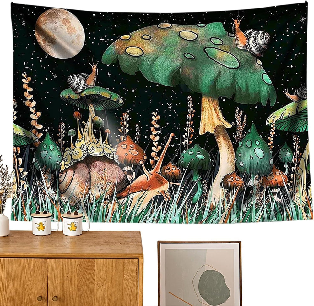 Tapiserie ciuperci jungla agatare melci din padurea Casa - Accesorii si Decoratiuni Naty Shop