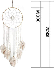 Tapiserie deco dreamcatcher tesute decorare peretelui alb Casa - Accesorii si Decoratiuni Naty Shop