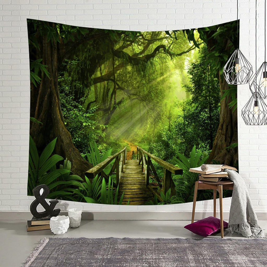 Tapiserie forest green hanging aer liber Casa - Accesorii si Decoratiuni Naty Shop