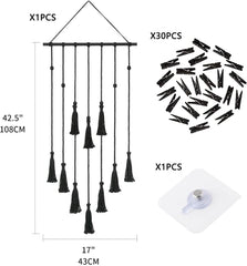 Tapiserie fotografie franghie foto cleme din lemn carlige Casa - Accesorii si Decoratiuni Naty Shop