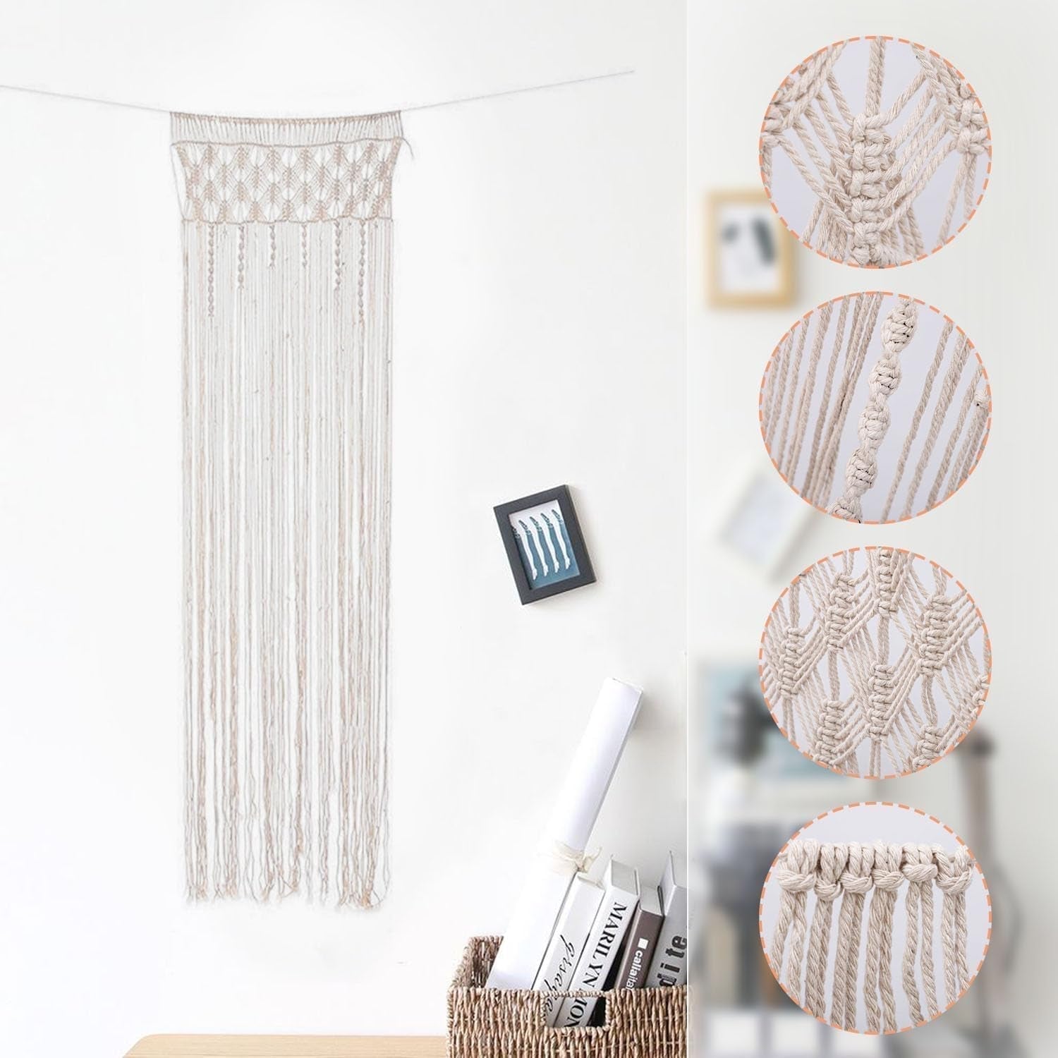 Tapiserie perdea usa tesute tapiterie camera divizor Casa - Accesorii si Decoratiuni Naty Shop