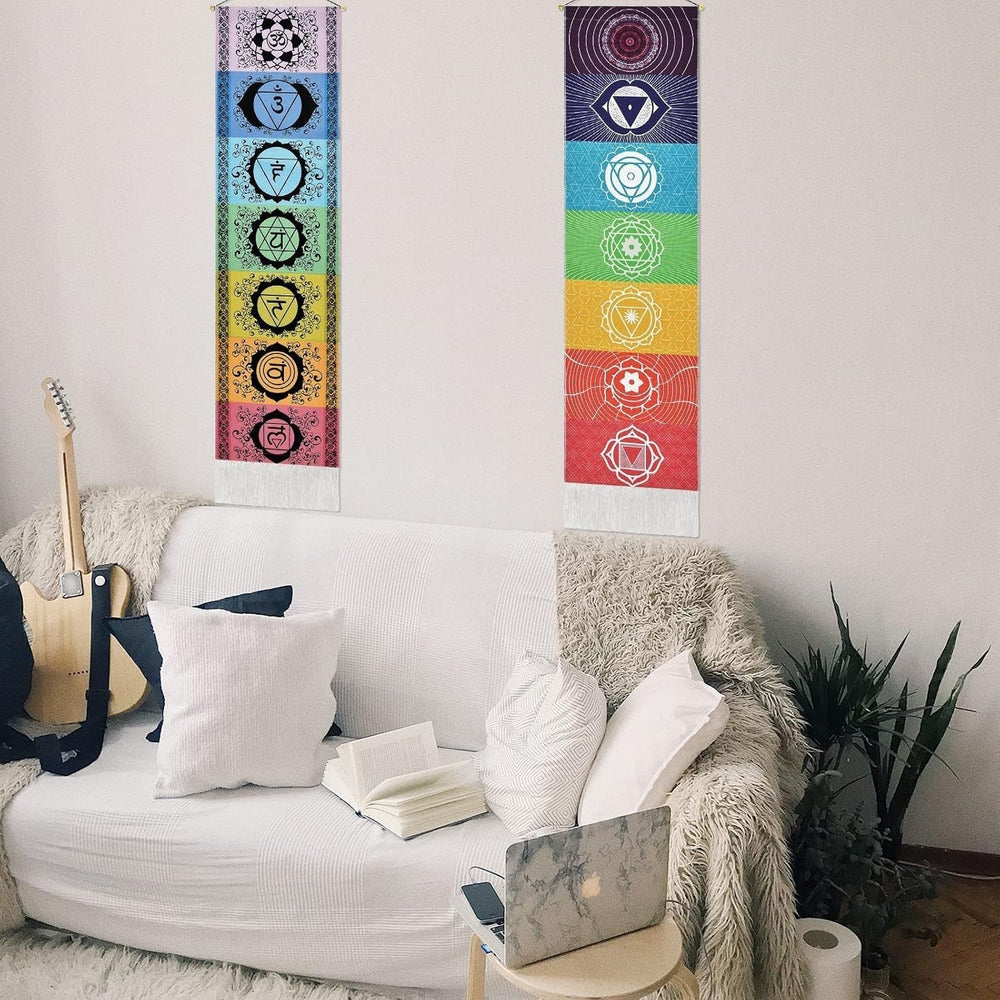 Tapiserie yugarlibi set agataturi chakra meditatie yoga trippy Casa - Accesorii si Decoratiuni Naty Shop