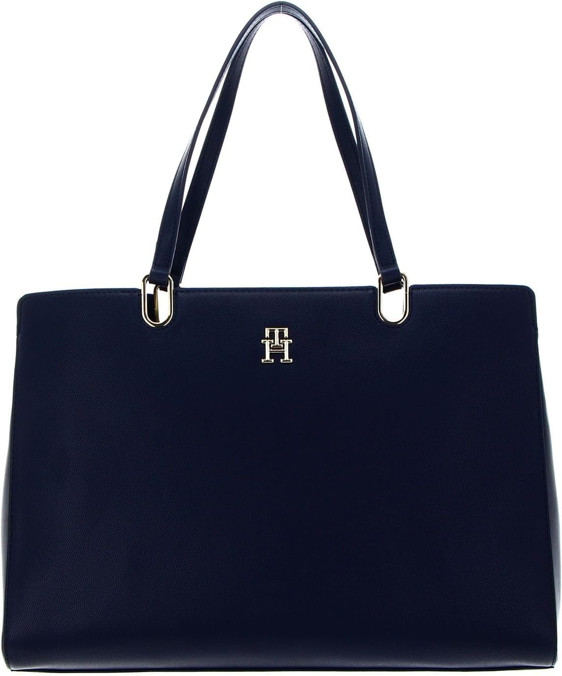 Tommy Hilfiger geantă de damă TH Timeless Satchel cu buzunare interioare, albastru (Space Blue), mărime unică Genti Femei Naty Shop Titlu implicit