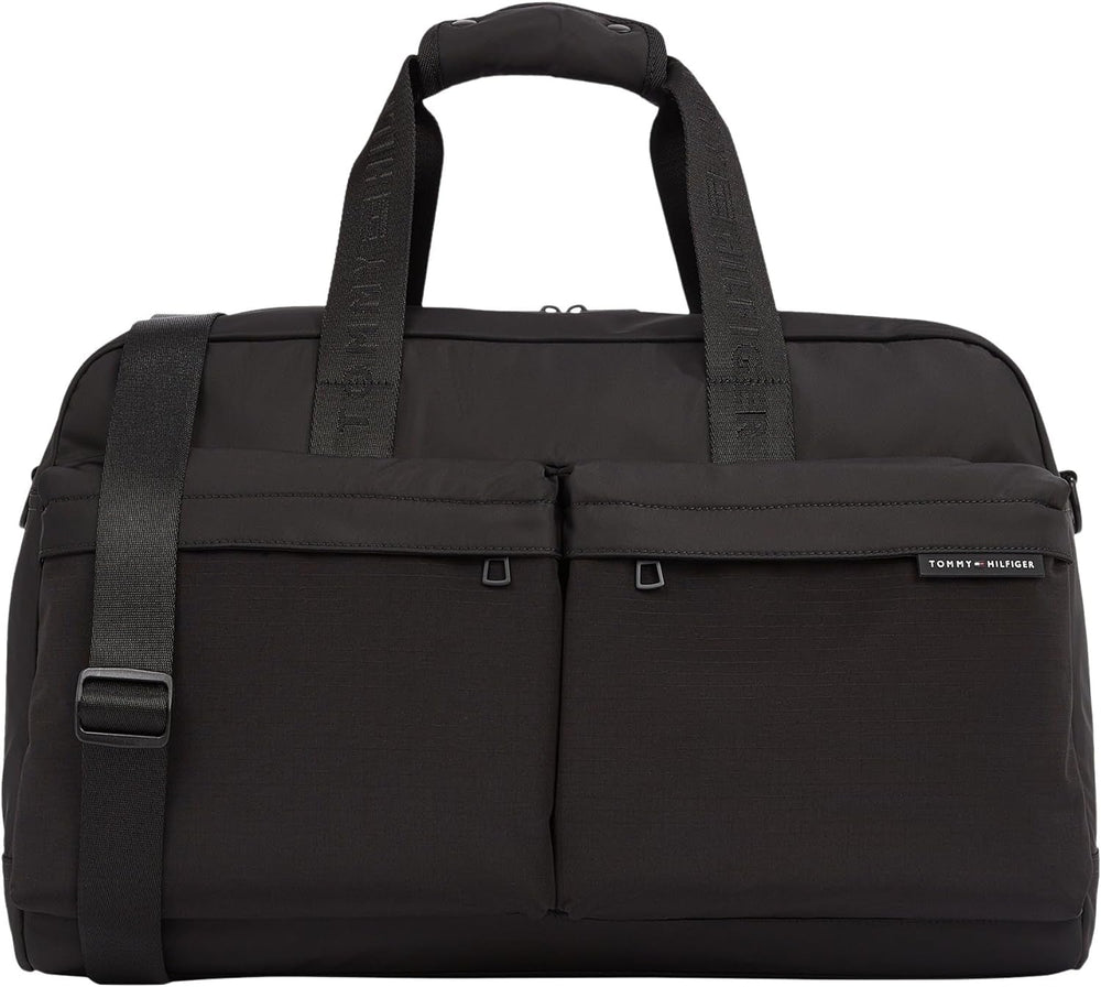 Tommy Hilfiger Geantă geantă de voiaj pentru bărbați Geantă de călătorie Element Repreve, negru, mărime unică Bagaje și echipament de călătorie Naty Shop Titlu implicit